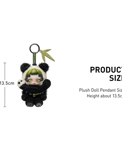 Pop Mart SKULLPANDA Lazy Panda Plush Doll Pendant