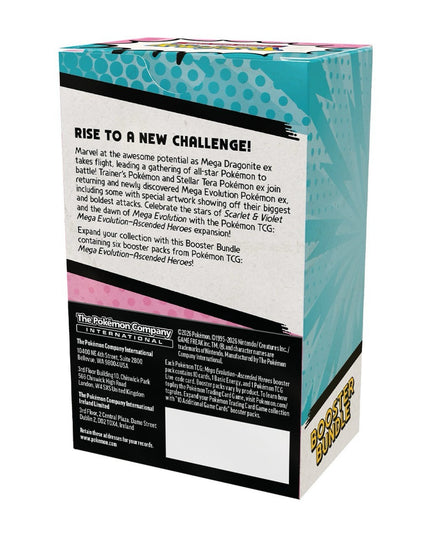 Pokemon TCG Mega Evolution - Ascended Heroes Booster Bundle (6 Packs)
