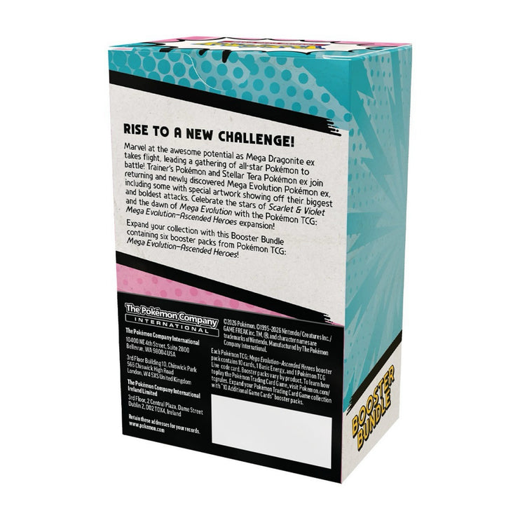 Pokemon TCG Mega Evolution - Ascended Heroes Booster Bundle (6 Packs)