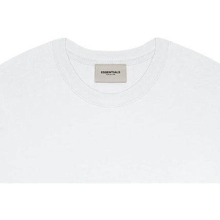 FEAR OF GOD ESSENTIALS 3D Silicon Applique T-Shirt - White