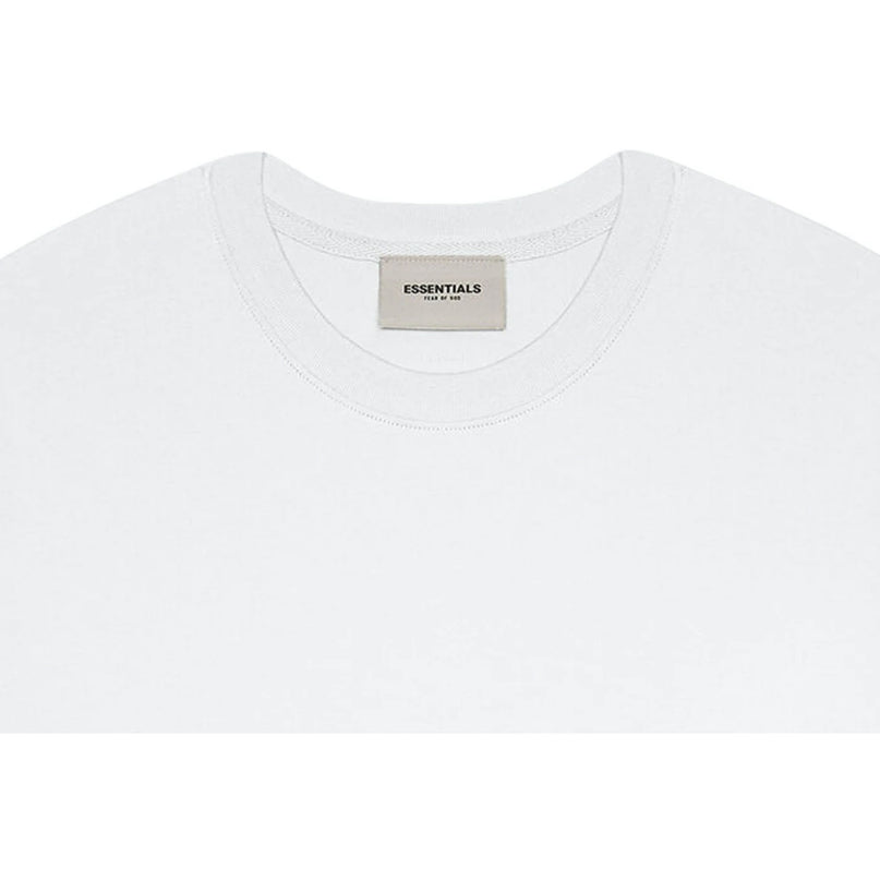 FEAR OF GOD ESSENTIALS 3D Silicon Applique T-Shirt - White