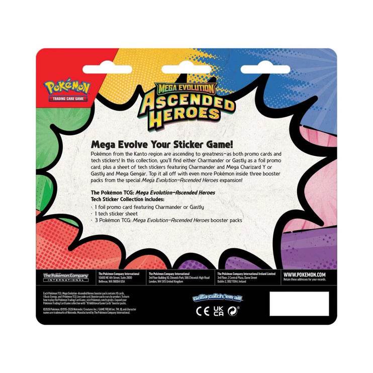 Pokemon TCG Mega Evolution - Ascended Heroes Tech Sticker Collection