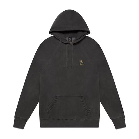 OVO Garment Dye Hoodie - Black