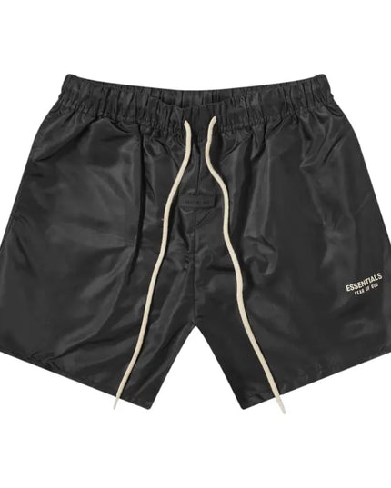FEAR OF GOD ESSENTIALS Nylon Running Shorts - Black (FW23)