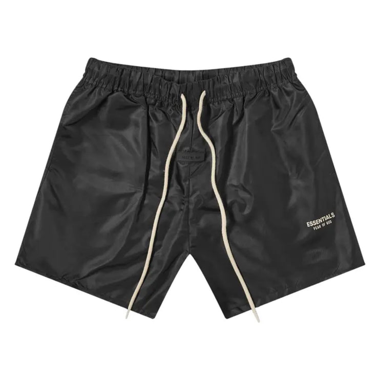 FEAR OF GOD ESSENTIALS Nylon Running Shorts - Black (FW23)