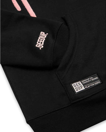 GEEDUP Handstyle Hoodie - Black/Pink