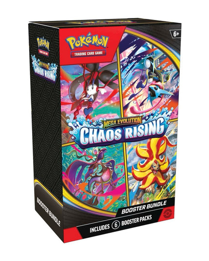 Pokemon TCG Mega Evolution - Chaos Rising Booster Bundle (6 Packs)
