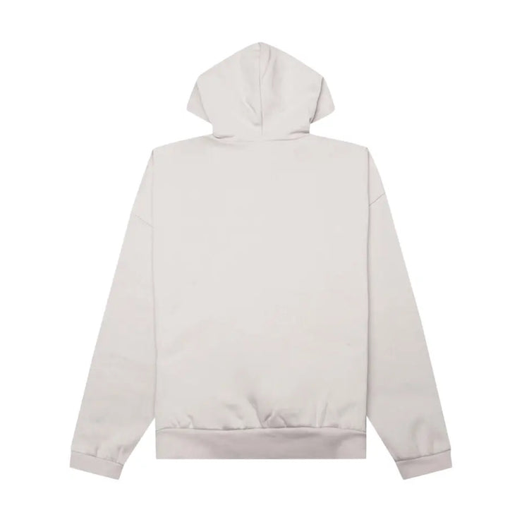 white silk shirt dress Pull-Over Hoodie - Silver Cloud (FW23)