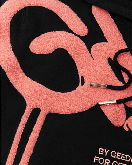 GEEDUP Handstyle Hoodie - Black/Peach