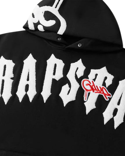 GEEDUP x Trapstar Handstyle Irongate Arch Hoodie - Black/White