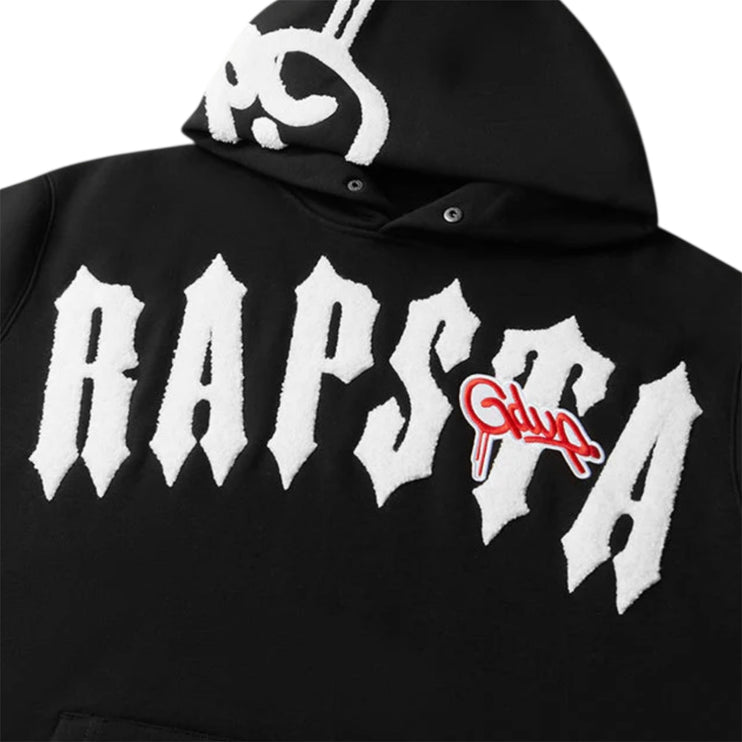GEEDUP x Trapstar Handstyle Irongate Arch Hoodie - Black/White