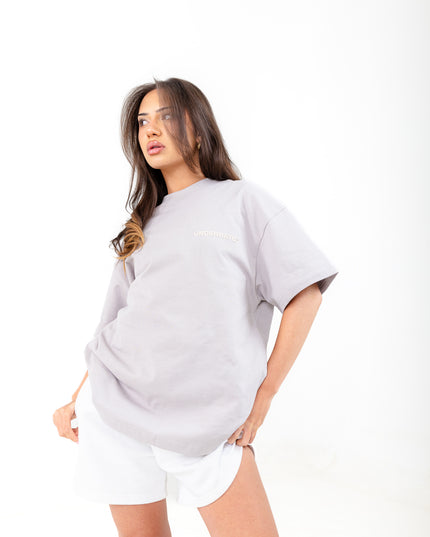 UNDERRATED Classic Logo T-Shirt - Fog Grey