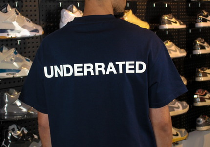 UNDERRATED Classic Logo T-Shirt - Navy