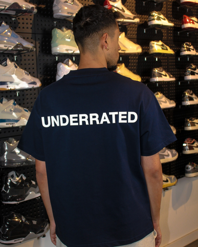 UNDERRATED Classic Logo T-Shirt - Navy