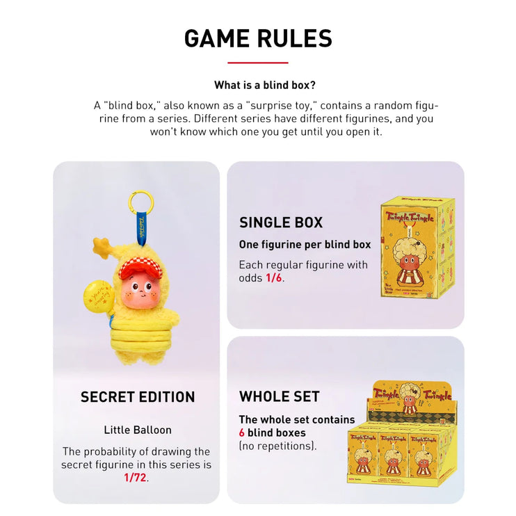 POP MART Twinkle Twinkle Be a Little Star Series Plush Pendant Blind Box