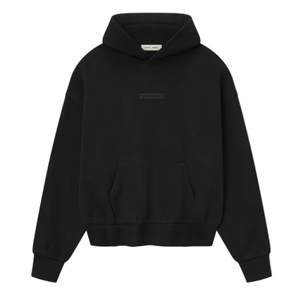 FEAR OF GOD ESSENTIALS Classic Fleece Hoodie - Jet Black (SS25)