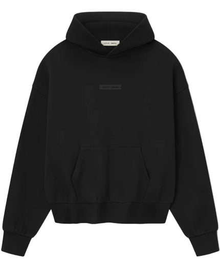 FEAR OF GOD ESSENTIALS Classic Fleece Hoodie - Jet Black (SS25)