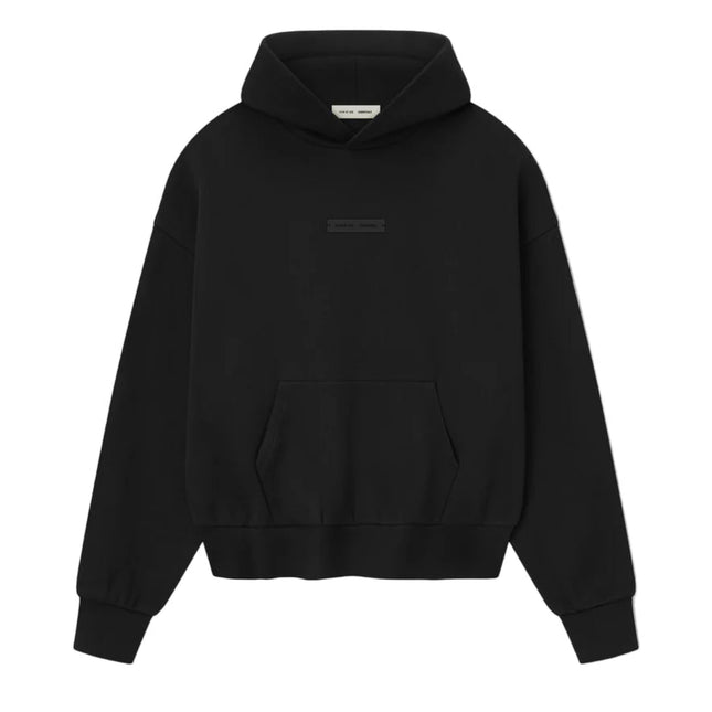 FEAR OF GOD ESSENTIALS Classic Fleece Hoodie - Jet Black (SS25)