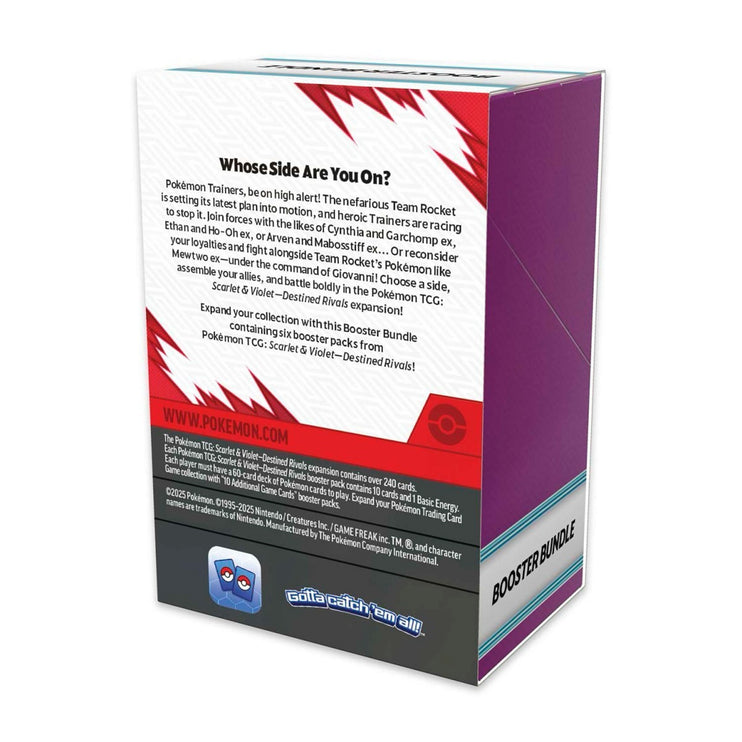 Pokemon TCG Scarlet & Violet - Destined Rivals Booster Bundle (6 Packs)