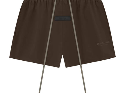 FEAR OF GOD ESSENTIALS Nylon Running Shorts - Wood (SS24)