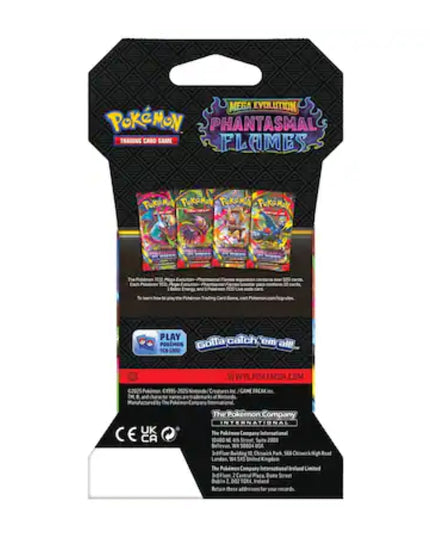 Pokemon TCG Mega Evolution - Phantasmal Flames Sleeved Booster Pack