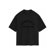 Comme Des Gar ons Play logo-print zipped hoodie Heavy Jersey Crewneck T-Shirt - Jet Black