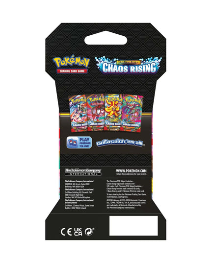 Pokemon TCG Mega Evolution - Chaos Rising Sleeved Booster Pack