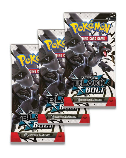 Pokemon TCG Scarlet & Violet - Black Bolt Tech Sticker Collection