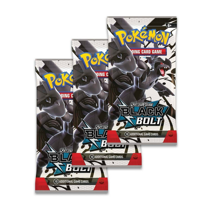 Pokemon TCG Scarlet & Violet - Black Bolt Tech Sticker Collection