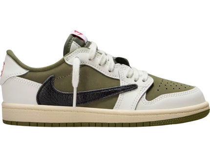 Travis Scott x Air Jordan 1 Retro Low OG SP 'Medium Olive' (PS)