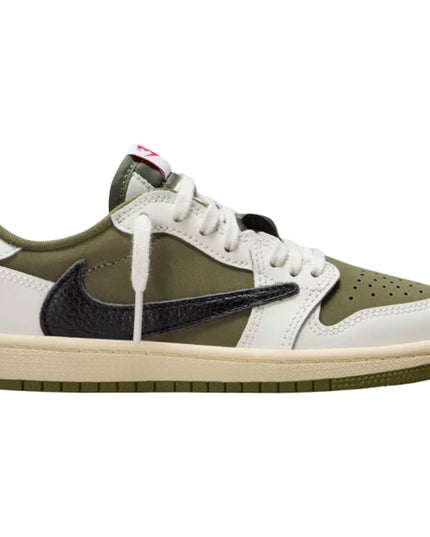 Travis Scott x Air Jordan 1 Retro Low OG SP 'Medium Olive' (PS)