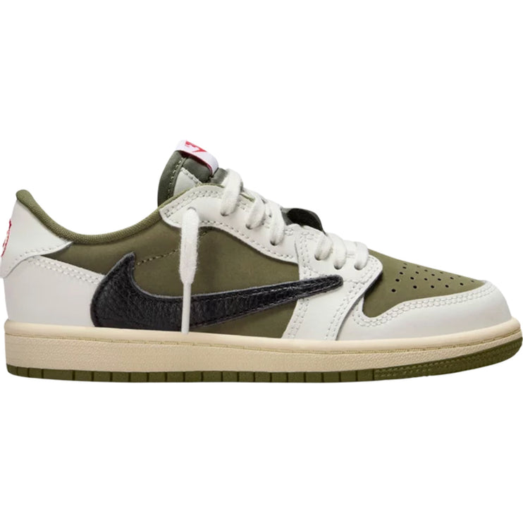 Travis Scott x Air Jordan 1 Retro Low OG SP 'Medium Olive' (PS)