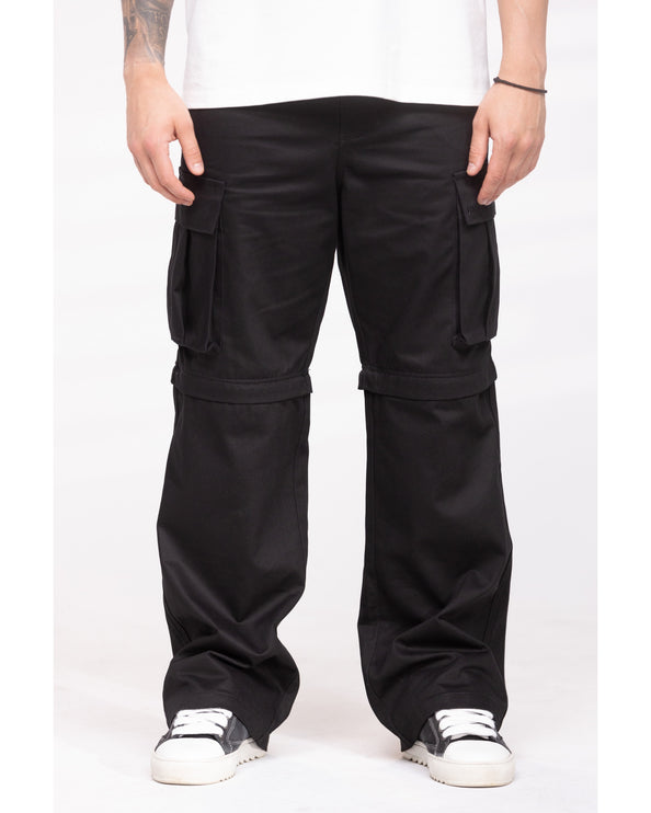 UNDERRATED Zip-Off Cargo Pant - Black