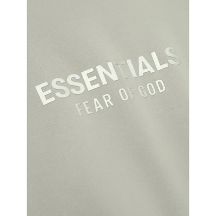 FEAR OF GOD ESSENTIALS Classic Fleece Zip-Up Hoodie - Abbey Stone (SS25)