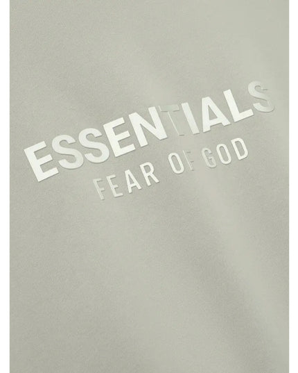 FEAR OF GOD ESSENTIALS Classic Fleece Zip-Up Hoodie - Abbey Stone (SS25)