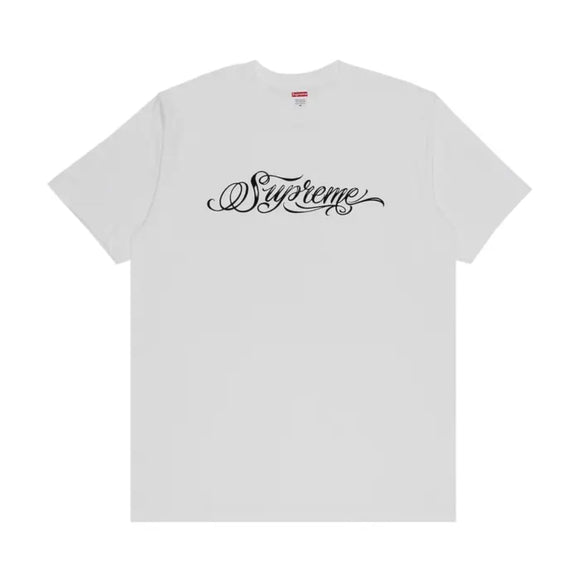 Supreme Script Tee - White (FW24)