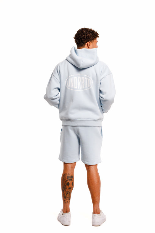 UNDERRATED Stamp Zip Hoodie - Powder Blue