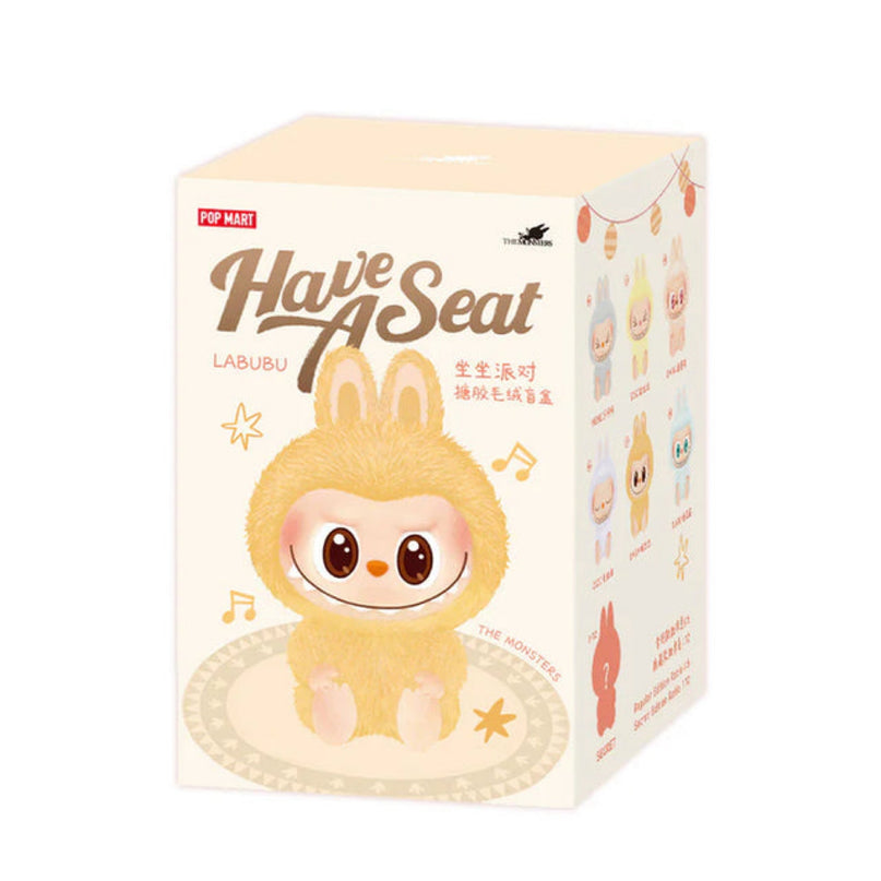 Pop Mart Labubu - The Monsters Have a Seat Vinyl Plush Pendant - Single Blind Box