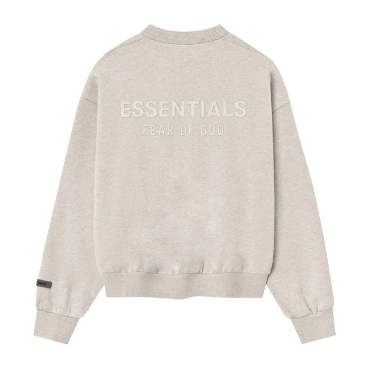 FEAR OF GOD ESSENTIALS Classic Fleece Crewneck - Heather Stone (SS25)