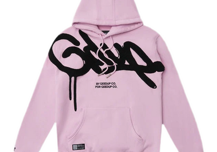 GEEDUP Handstyle Hoodie - Lavender/Black