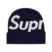 Supreme Big Logo Beanie - Navy (FW23)