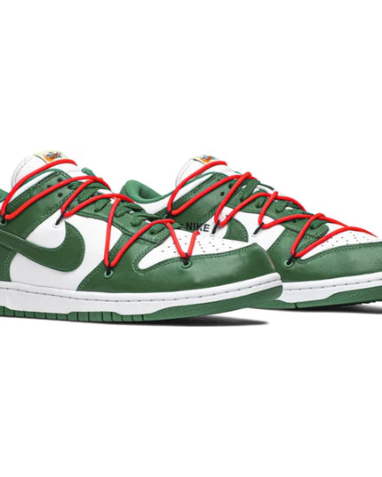 Off-White x Nike Dunk Low 'Pine Green'
