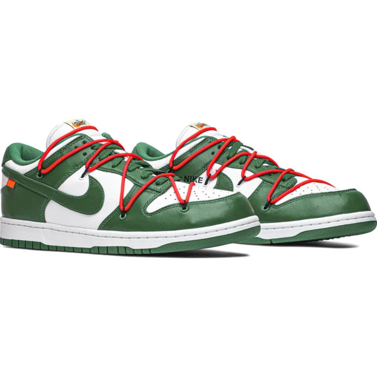 Off-White x Nike Dunk Low 'Pine Green'