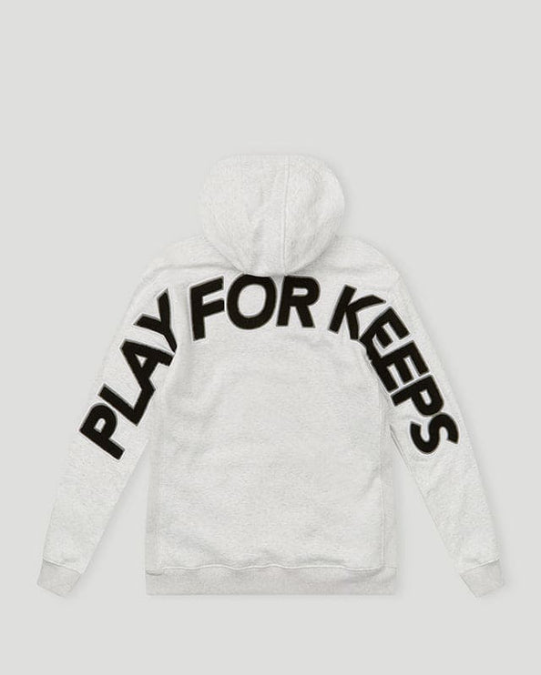 GEEDUP PFK Hoodie - White Marle/Black