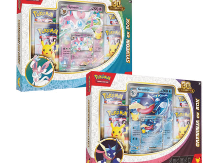 Pokemon TCG 30th Celebration - Sylveon ex / Greninja ex Box
