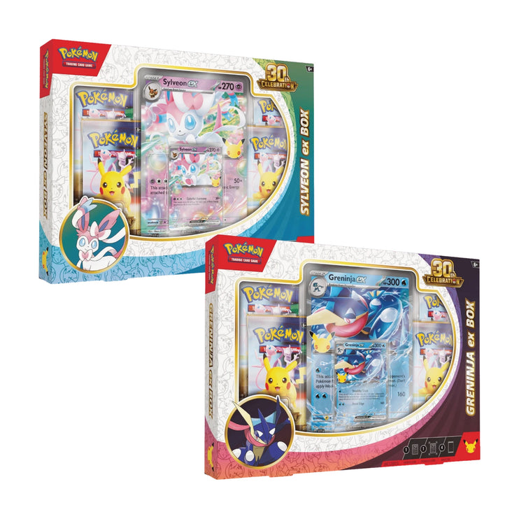 Pokemon TCG 30th Celebration - Sylveon ex / Greninja ex Box