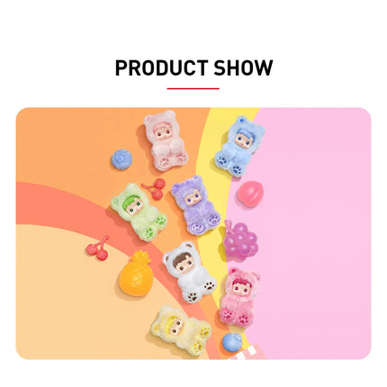 Pop Mart HACIPUPU Gummy Bear Series Vinyl Plush Pendant Blind Box