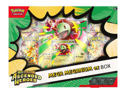 Pokemon TCG Mega Evolution - Ascended Heroes Mega Emboar ex / Mega Feraligatr ex / Mega Meganium ex Box