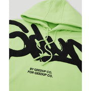 GEEDUP Handstyle Hoodie - Pastel Green/Black