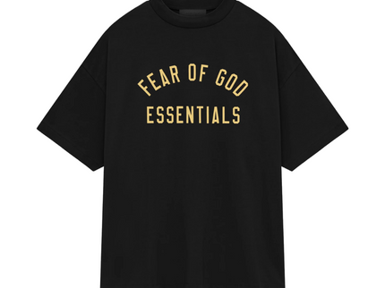 FEAR OF GOD ESSENTIALS Jersey Crewneck T-Shirt - Black (FW24)